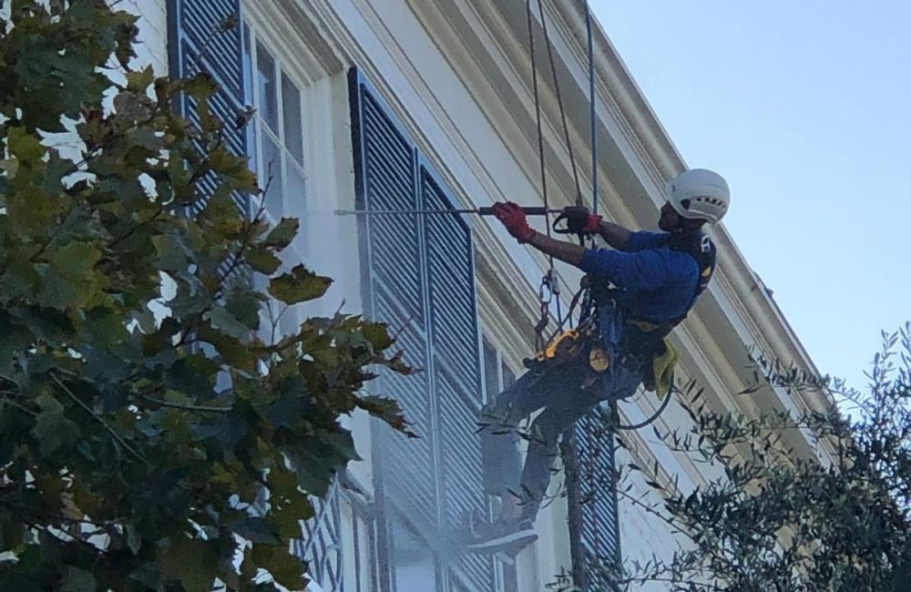 pressure washing